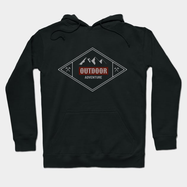 Outdoor adventure Hoodie by Creastore